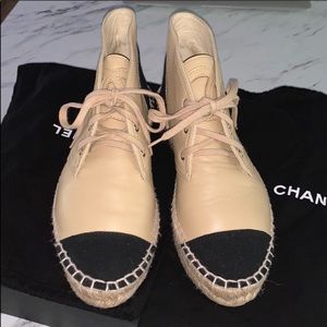 Chanel Ankle High Espadrilles Shoes 37